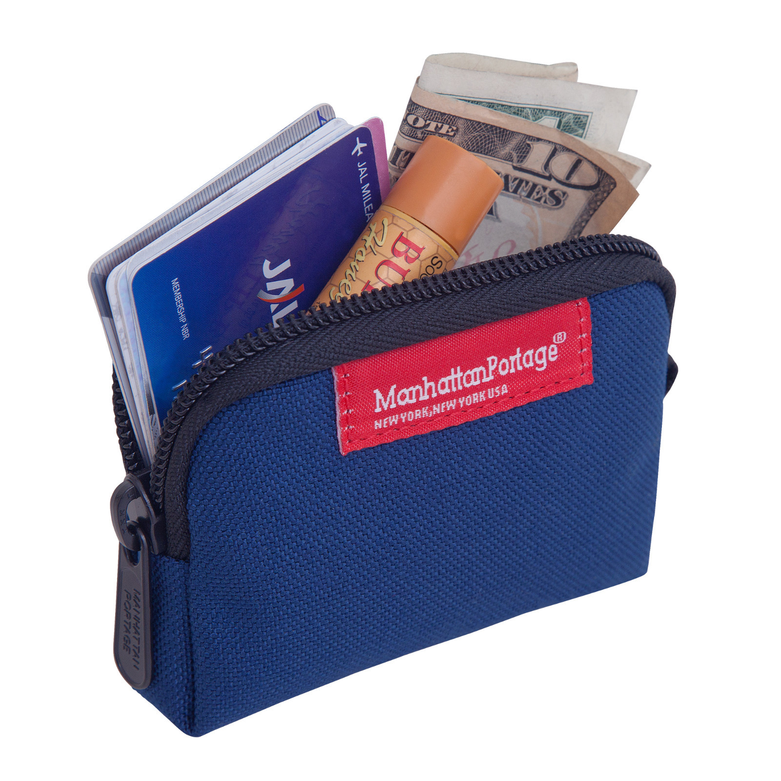 Manhattan Portage Zippered Coin Purse Change Holder, Credit Card Holder 1008