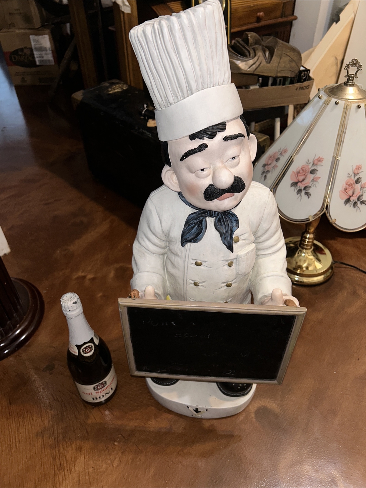 Large Chef With A Chalkboard Over 2 Feet Tall And 12” Wide Gr8 For Daily Special