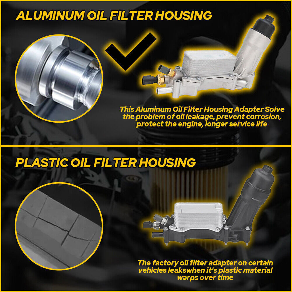 Engine Oil Cooler Filter Housing Assembly For Dodge Chrysler Jeep 2011-2022 3.6L