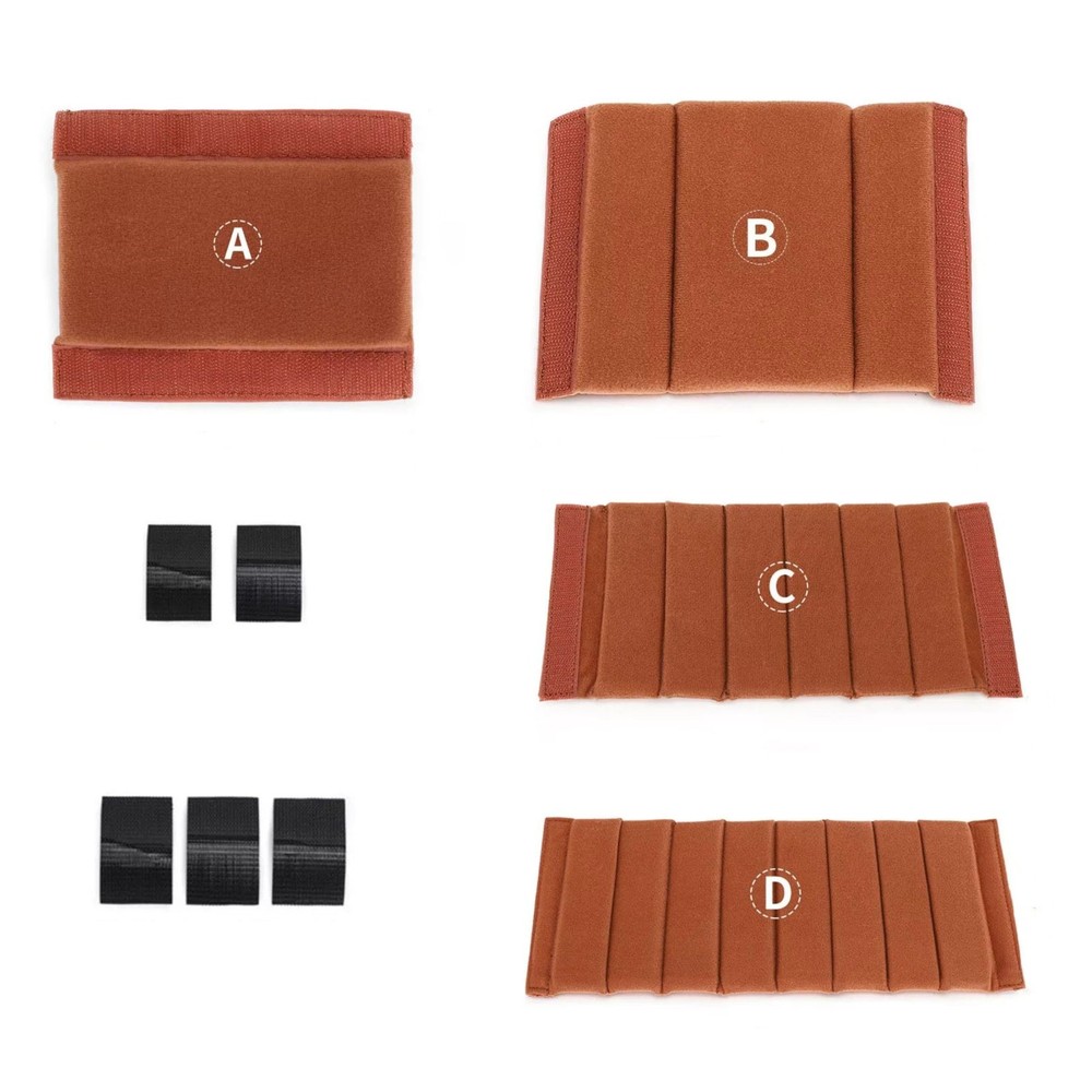 4PCS Dacron Camera Bag Case Insert Partition Divider Protection Pad Accessories