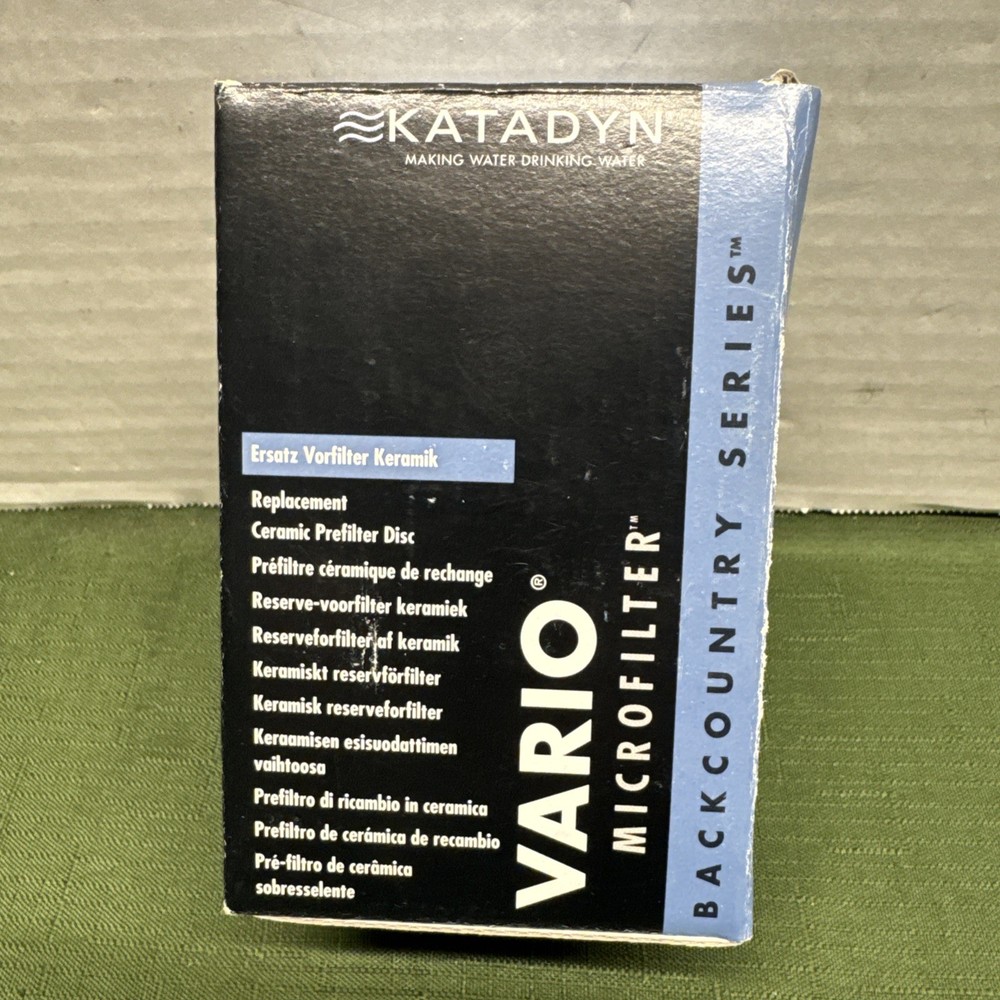 Katadyn Vario Microfilter Disc Replacement, Backcountry Series