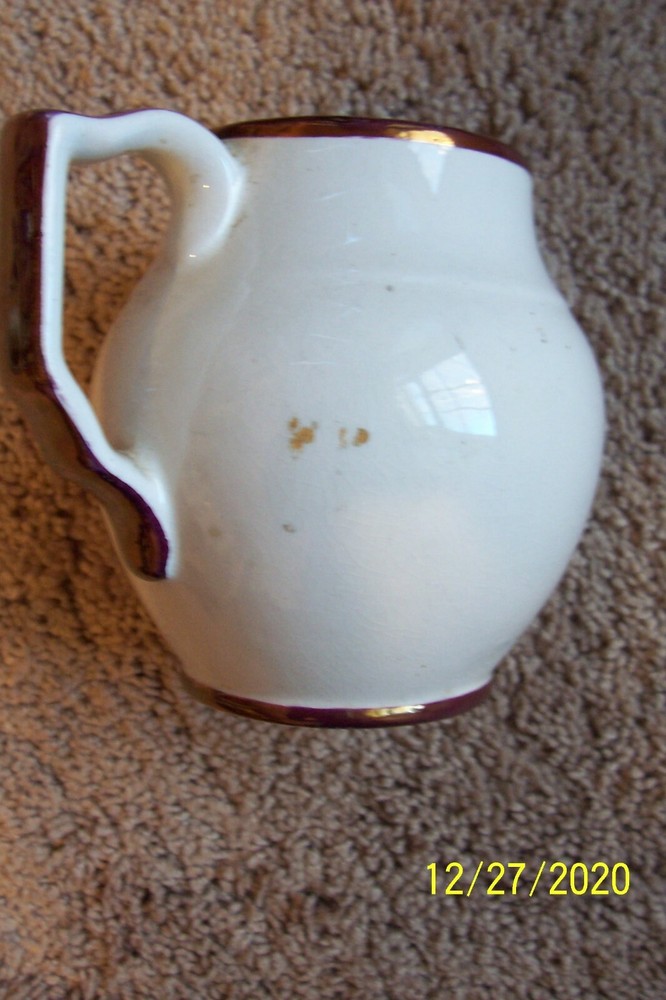 Gray's Pottery Pitcher - "The Old Mill"