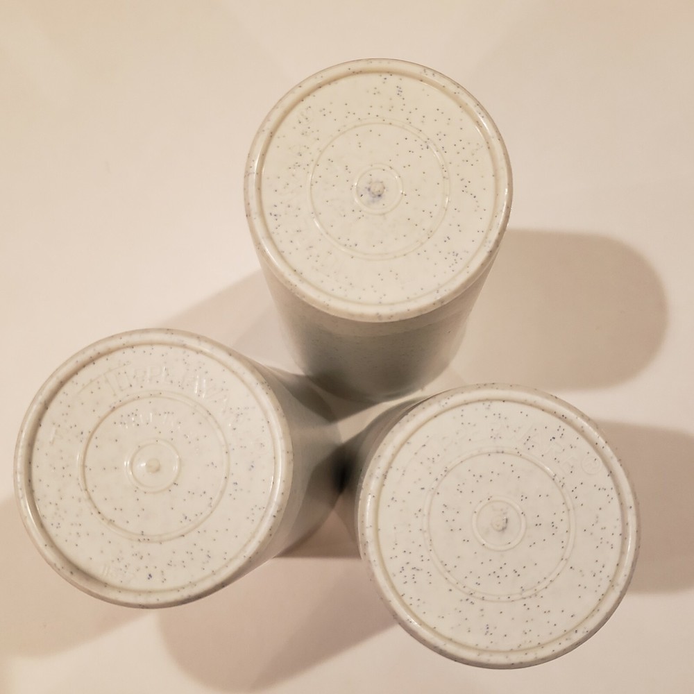 Tupperware Speckled Drinking Cups Tumblers 115 (3)