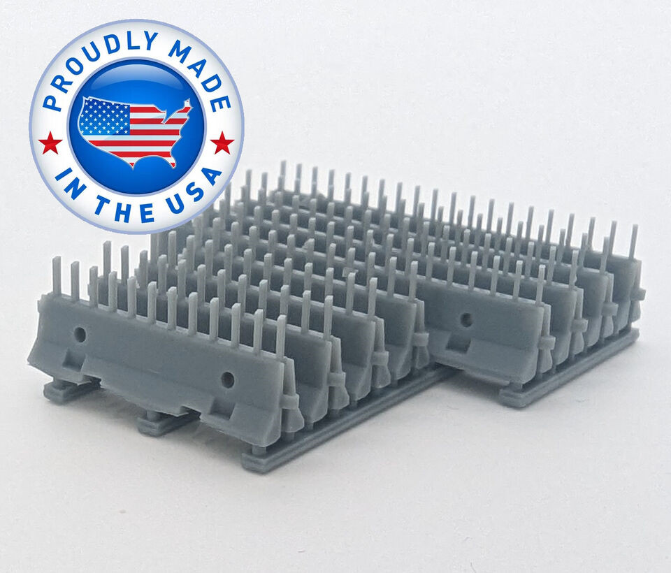 HO Scale K Rails with View Blockers