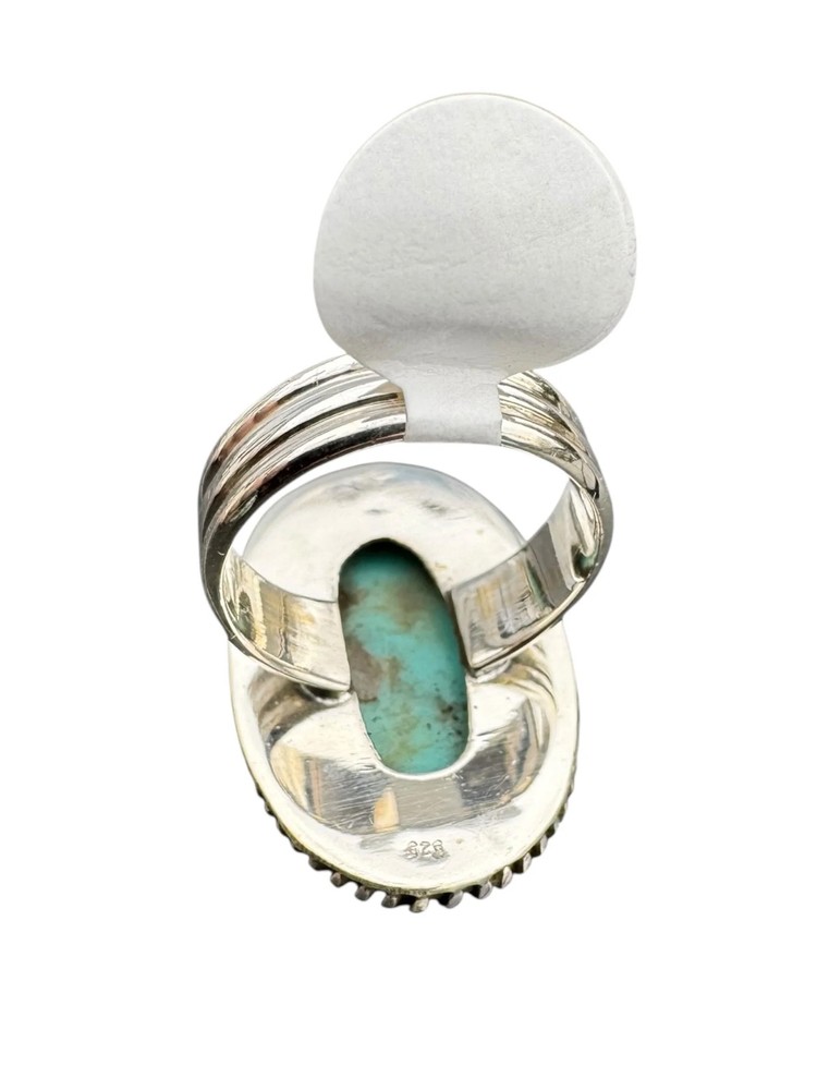 Kingman Turquoise Solid 925 Sterling Silver Ring – The Perfect Turquoise Ring 10