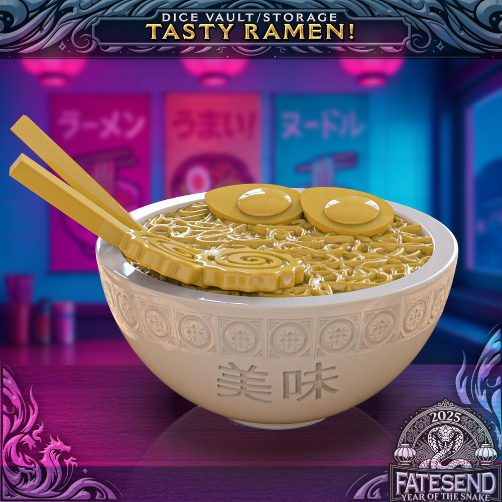 Ramen Dice Vault-DnD Legion Terrain Scenery Tabletop