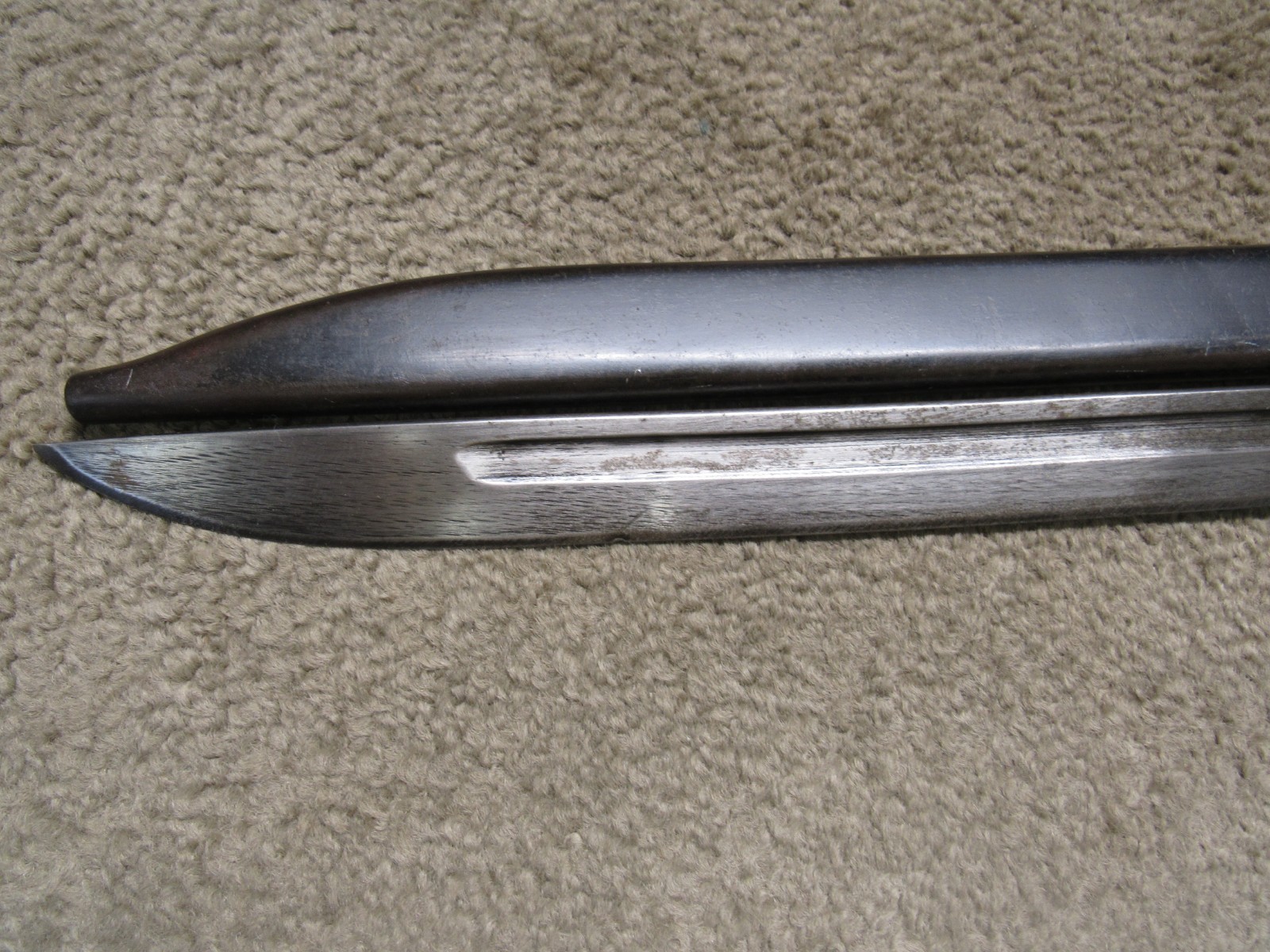 WW2 Japanese Type 30 Bayonet W/ Scabbard Toyoda Jido Shokki Seisakusho Arsenal