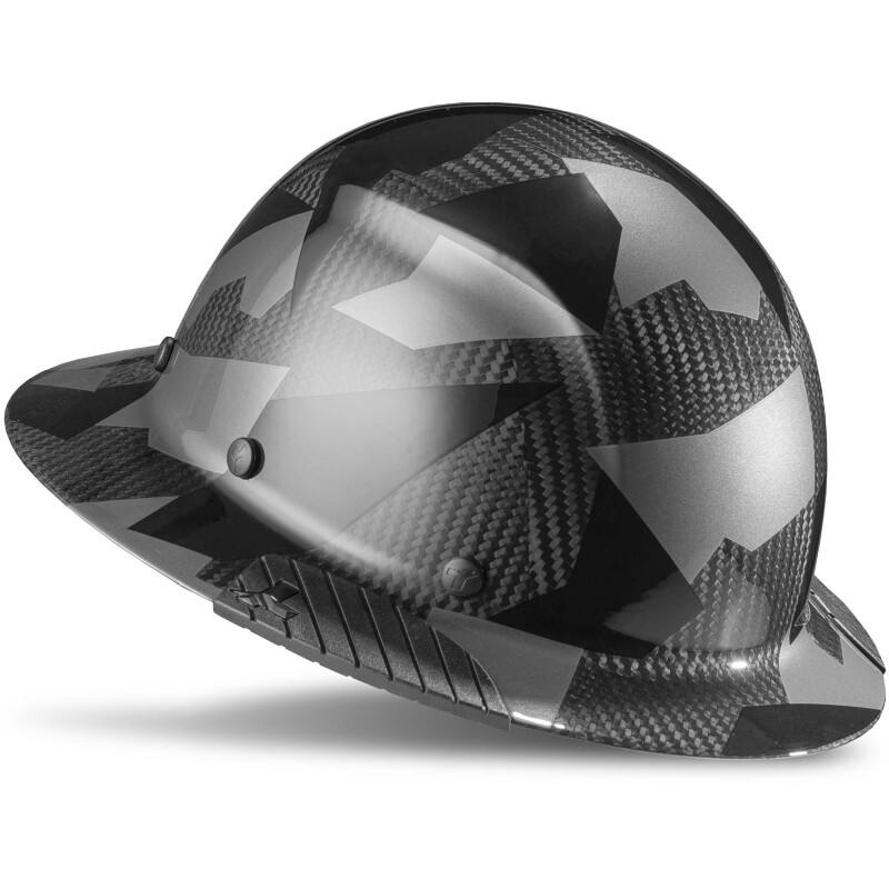 Lift Safety Dax Carbon Fiber Full Brim Hard Hat Black Camo- NEW