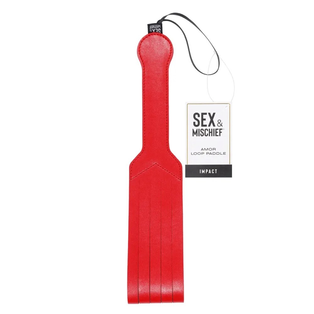 Sportsheets S&M Amor Loop Paddle Red