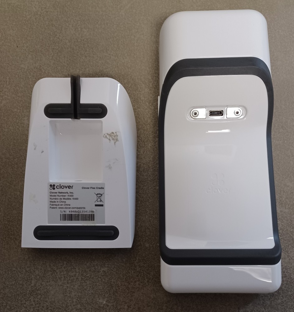 Clover Flex 2 C403 POS Card Reader w/Cradle (Used)