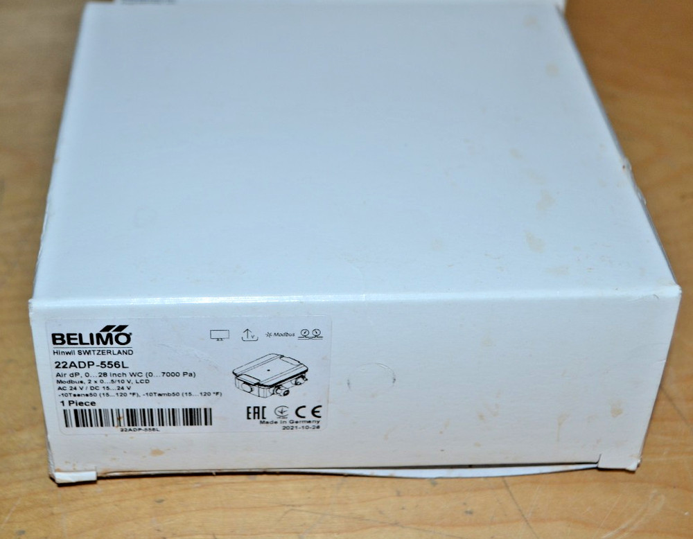 BELIMO ~ 22ADP-556L ~ Diff Air Pressure Sensor 7000 LCD MODBUS