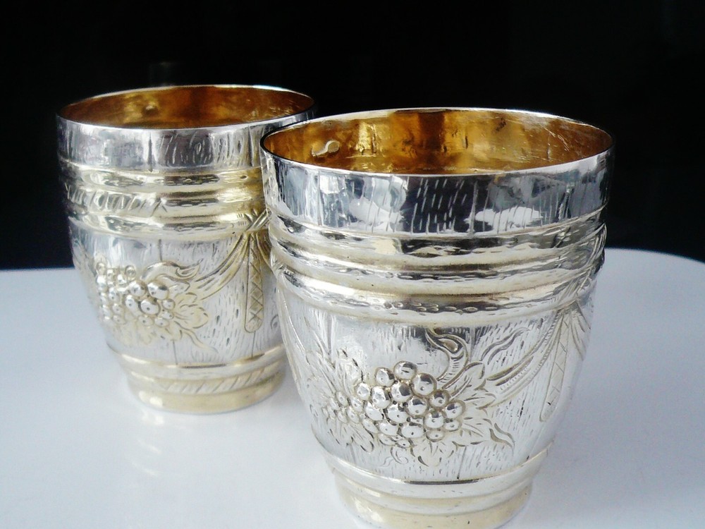 Silver Gilt Doppelbecher Double Beaker Brautbecher,