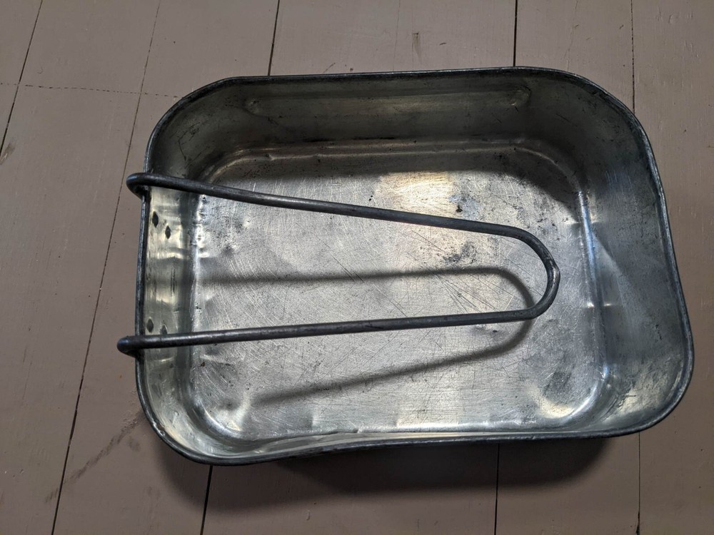 WW2 WWII Canadian Canada British Mess Tin Half