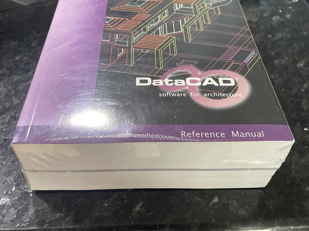 DataCAD 8.5 Manual Set Visual Reality Reference and User Manual Books Sealed