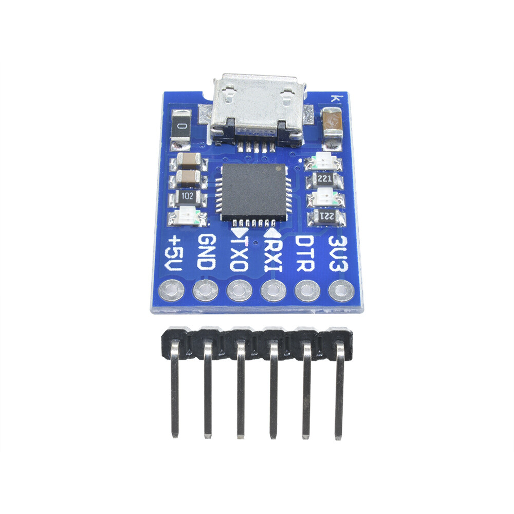 MCU2012 MICRO USB to UART TTL Module 6Pin Serial Converter STC Replace FT232 NEW