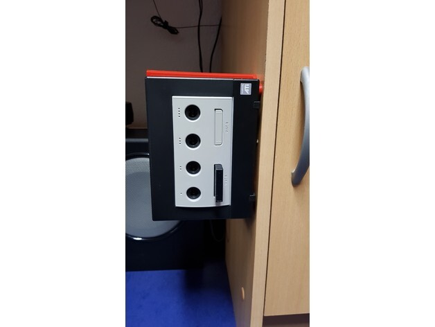 Nintendo GameCube Console Wall Mount Tough Robust Durable Bracket