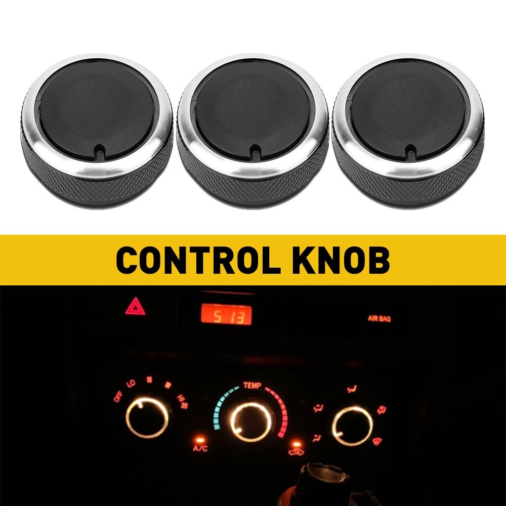 3x For 05-15 Toyota Tacoma Car Air Condition Switch Control A/C Knob Durable HUS
