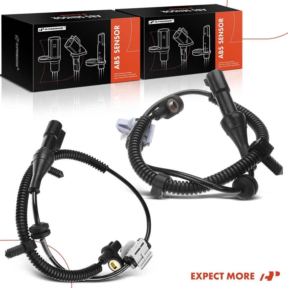 APremium 2PCSet Rear ABS Wheel Speed Sensor Compatible with Ford Focus 2008 2...