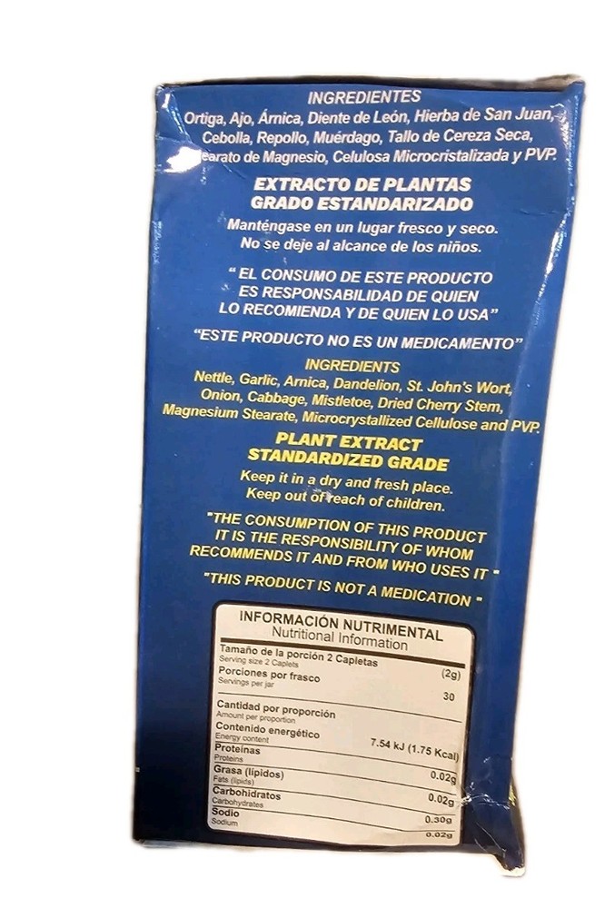 Natural De Mexico Ciatica Sciatica Nerve Plus 60 Caps Exp: 12/29