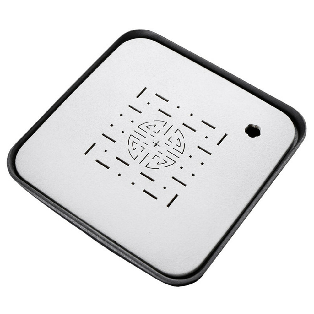 Tea Tray Black & White Stoneware Ceramic Tea Tray Serving Table Water Storage