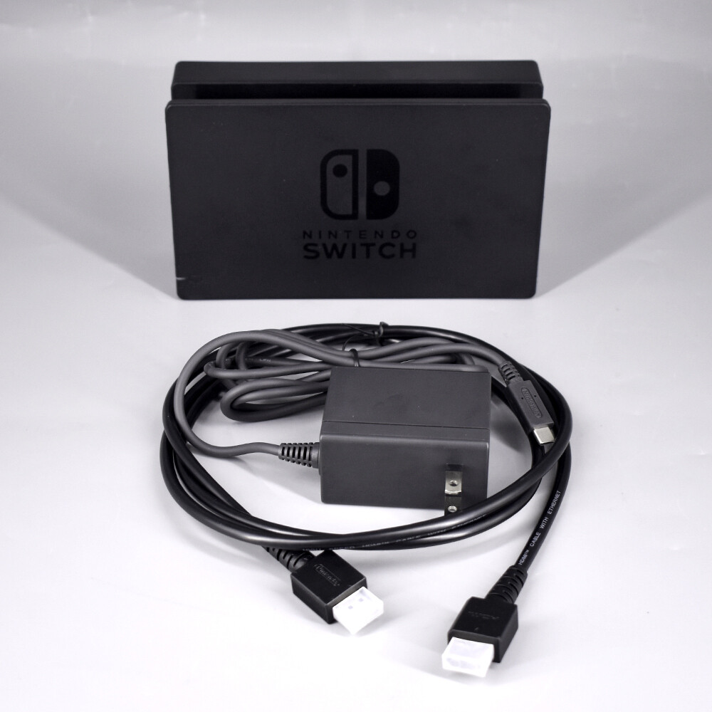 Original Nintendo Switch Charging Dock & AC Adapter Power Cable & HDMI CABLE Set