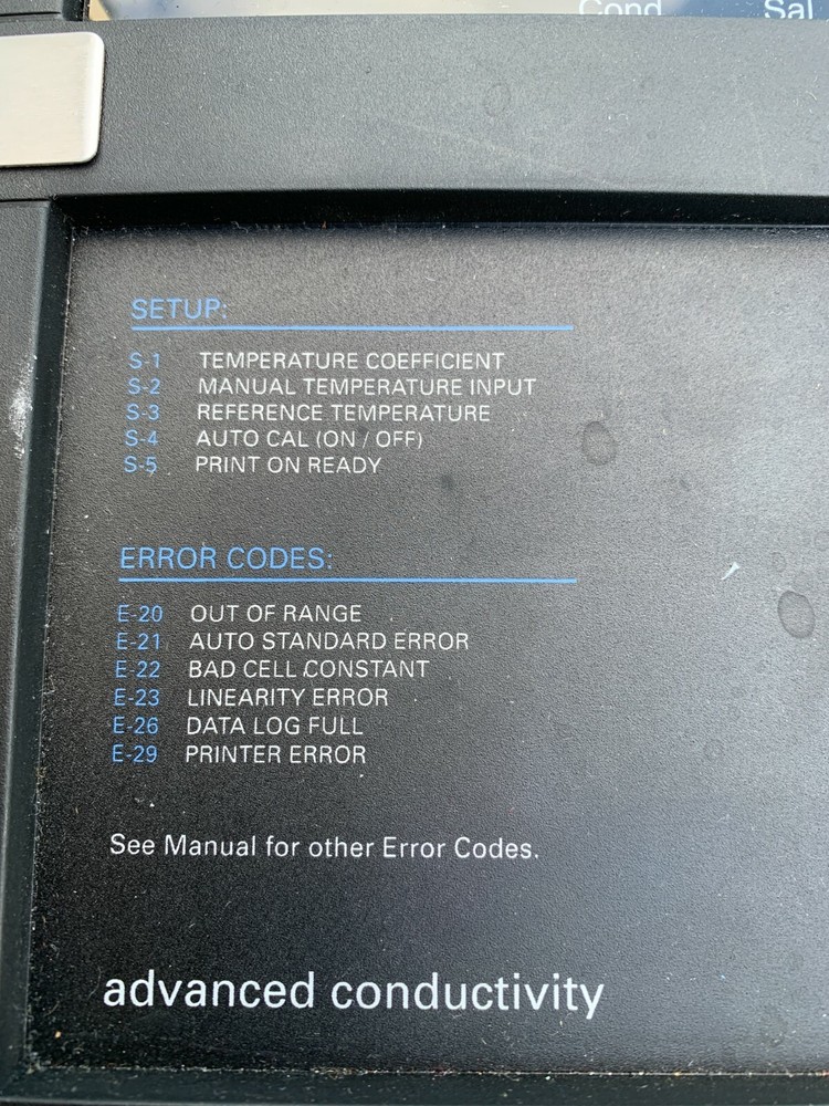TEC Orion 150A+ Advanced Conductivity Meter