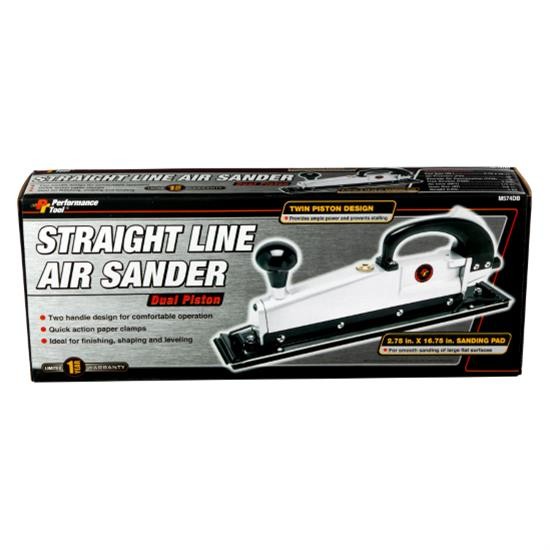 Performance Tool Air Tool Straight Line Sander Dual Piston Each