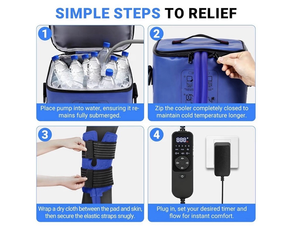 Cold Therapy Machine - Programmable Ice Therapy Machine, Cryotherapy Pain Relief