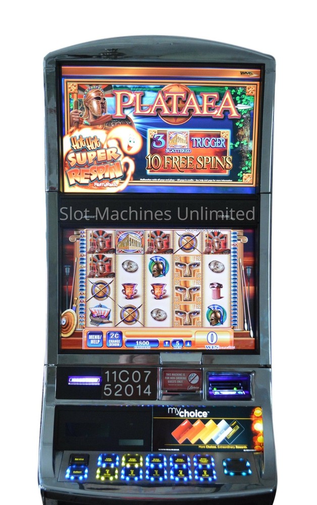 WMS WILLIAMS BLUEBIRD 2 VIDEO SLOT MACHINE "Plataea"