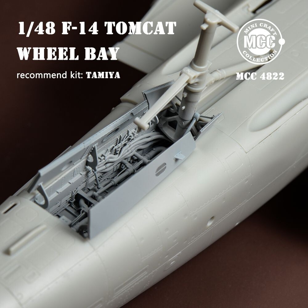MCC 4822 1/48 F-14Tomcat Wheel Bay for TAMIYA