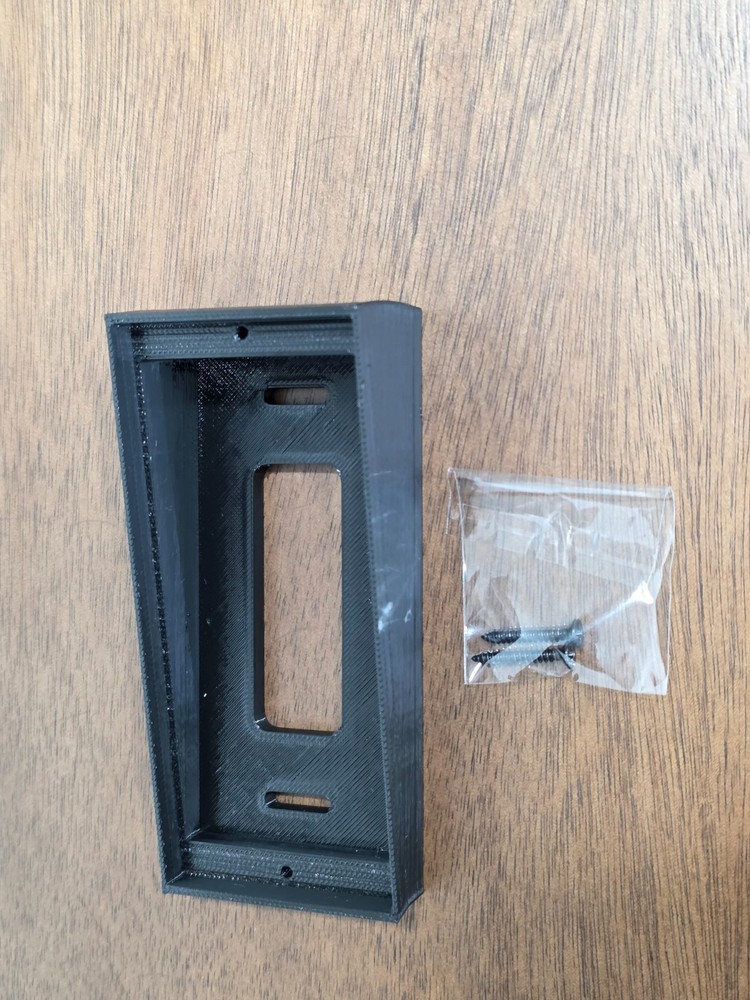 Ring Wired Doorbell Pro (Ring Pro 2) Vertical Wedge Up/Down Angle 5° 10° 15°