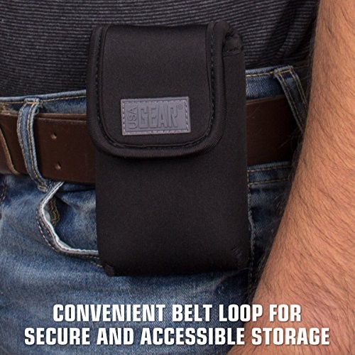 Small Digital Camera Case with Carabiner, Belt Loop, Scratch Resistant -