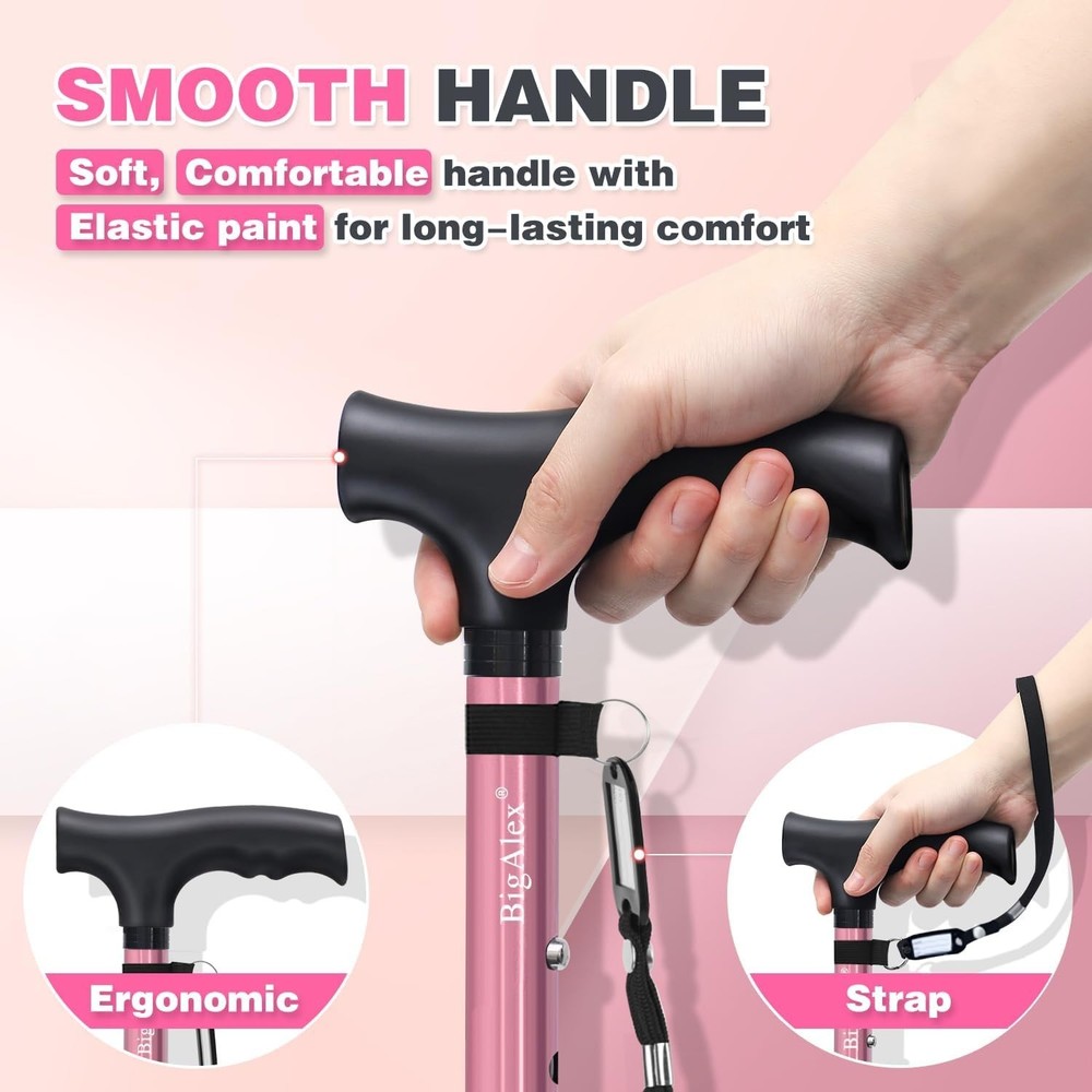 Collapsible Walking Cane, Lightweight & Sturdy