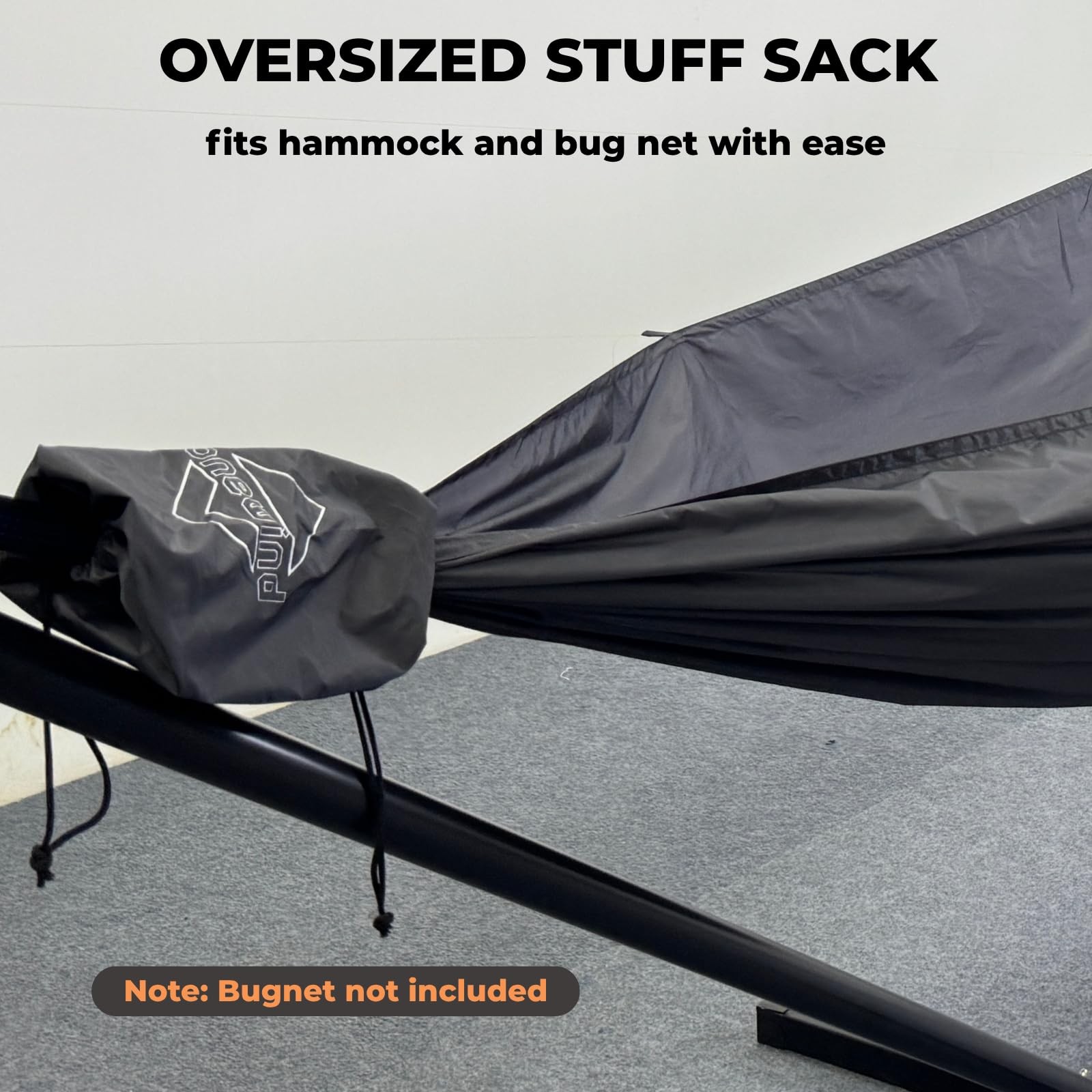 Onewind 11ft Ultralight Camping Hammock, Portable Hammock, 40D 1.7oz Nylon Ri...