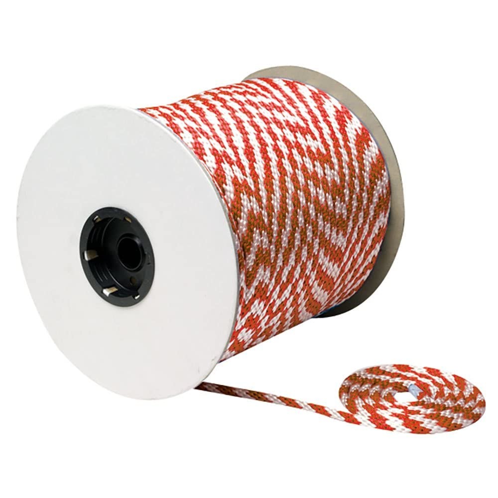 Seachoice 42770 Red/White Solid Braid MFP Multi-Purpose Spool (Derby Rope)