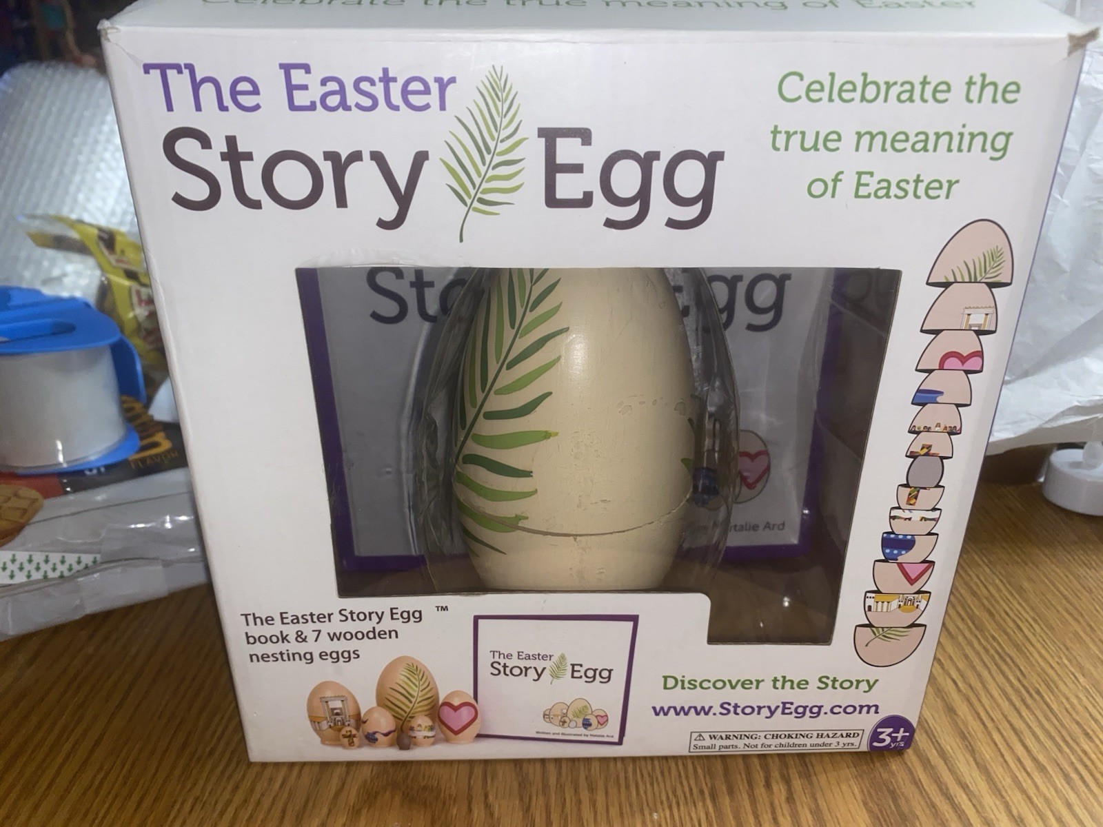 The Easter Story Egg: Celebrate the trust meaning of Easter NEW IN BOX