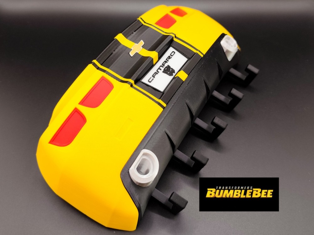 Bumblebee Camaro key hanger custom art
