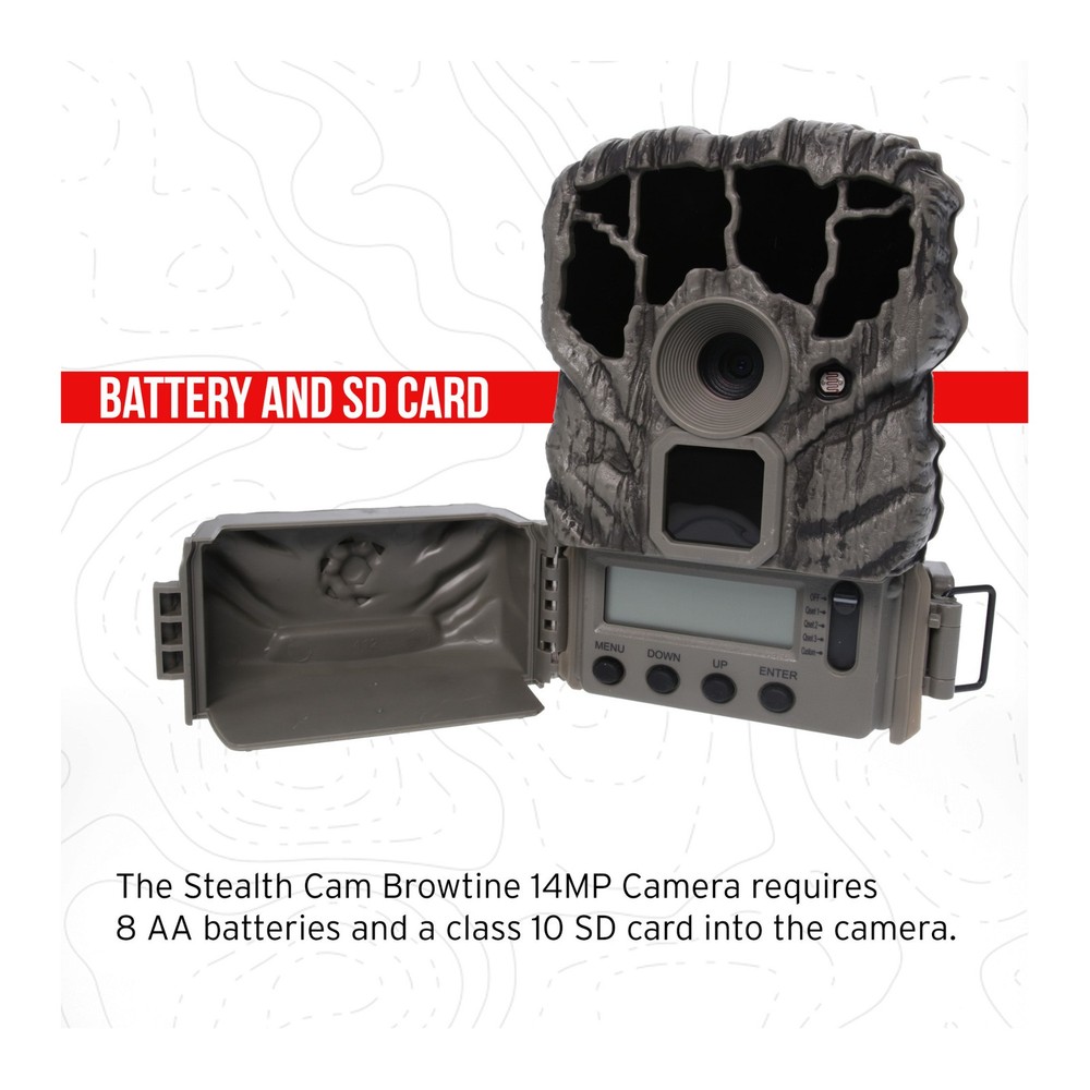 Stealth Cam Browtine 14MP Camera with Memory Card (9-Pack) Bundle
