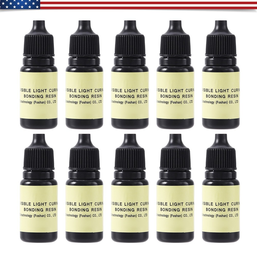 Dental Etch Light-Curing Adhesive Dentin Enamel Ceramic Resin Bonding 5ml