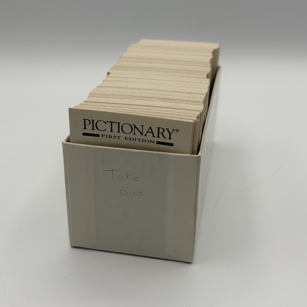 Pictionary First Edition 1985 Replacement Game Play Card Set