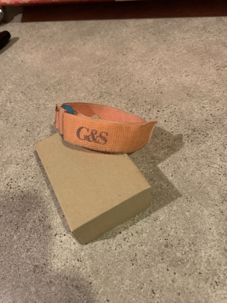 RARE G&S Vel-cro Bracelet Orange