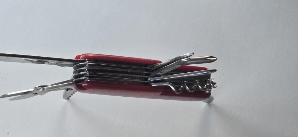 Unbranded Stainless Steel 10 Function Multi Camping Tool Vintage