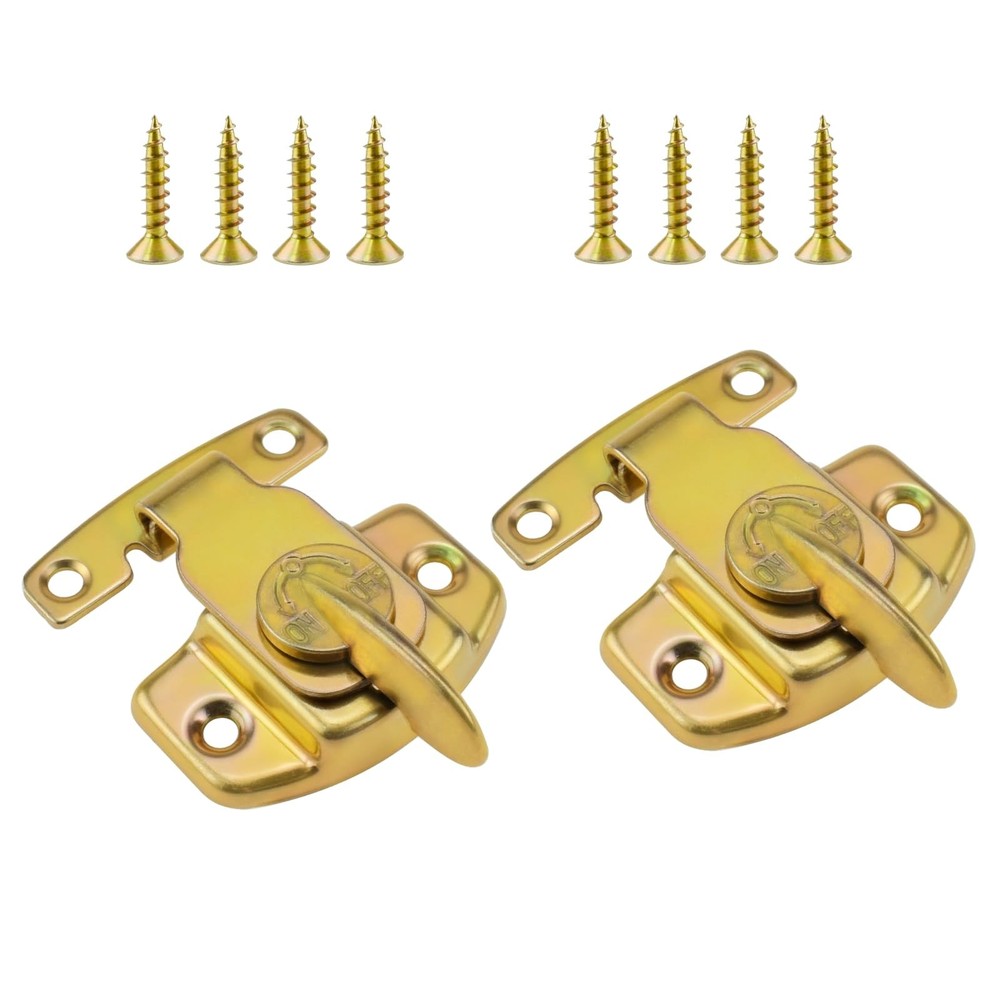 Dining Table Locks - Metal Spring Leaf Buckle Latches 2 Pack