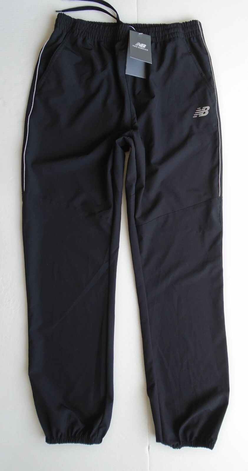 NEW BALANCE All Motion JOGGERS Mens Running Pants Black w/Back Pkt. Sz. S,M,L,XL