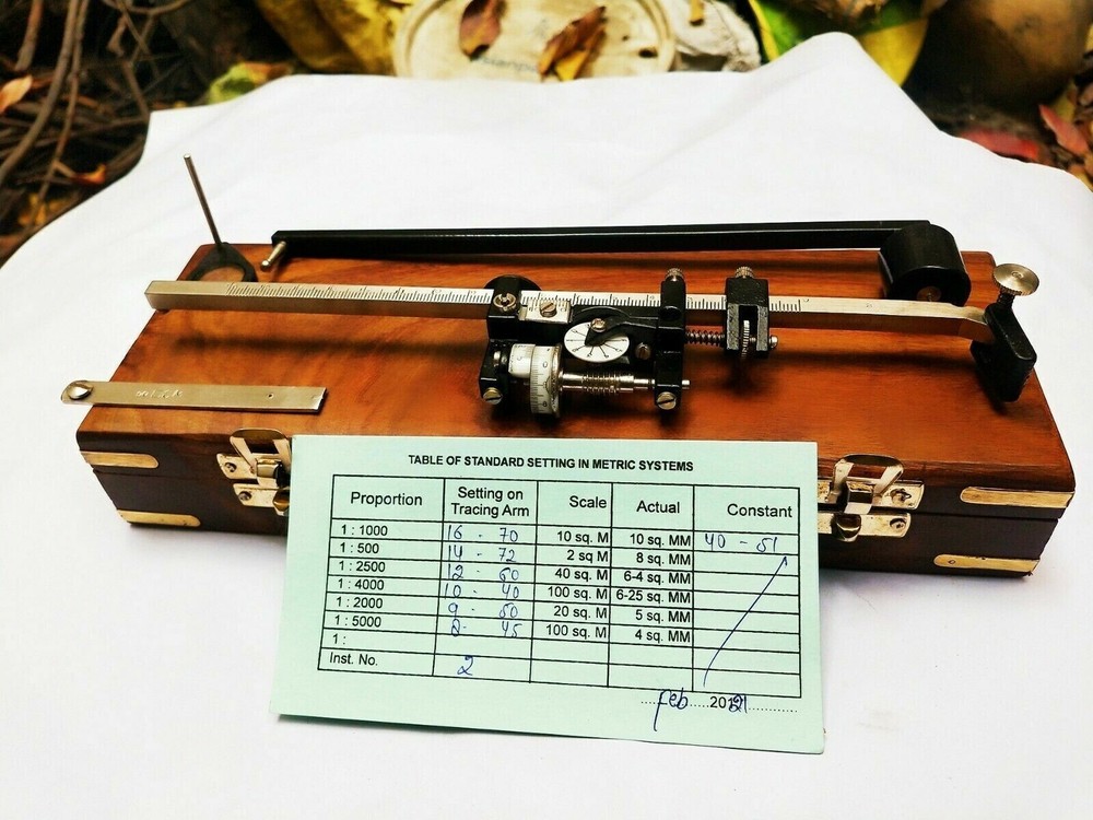 PLANIMETER SLIDING ROLLER DRUM TYPE SUPERIOR QUALITY IN BOX SIZE 28 CM