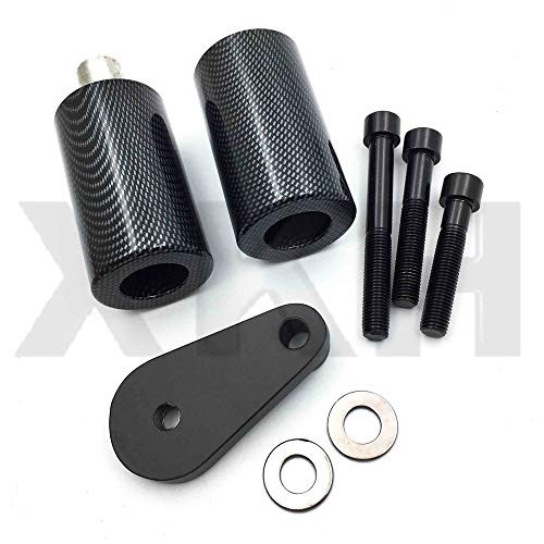 XKH- Motorcycle No Cut Frame Slider Protector Compatible with 2003 2005 Yzf R6