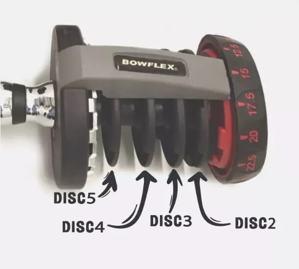 AUTHENTIC Bowflex / Nautilus SelectTech 552 Series 1 Disc Replacements