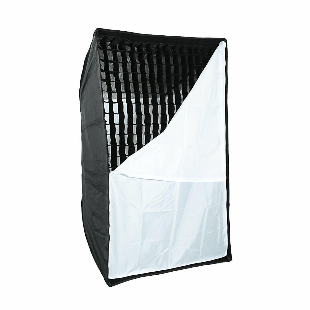 Godox 60*90CM Strip Bowens Mount Softbox Foldable SoftBox with Grid 24”x35”