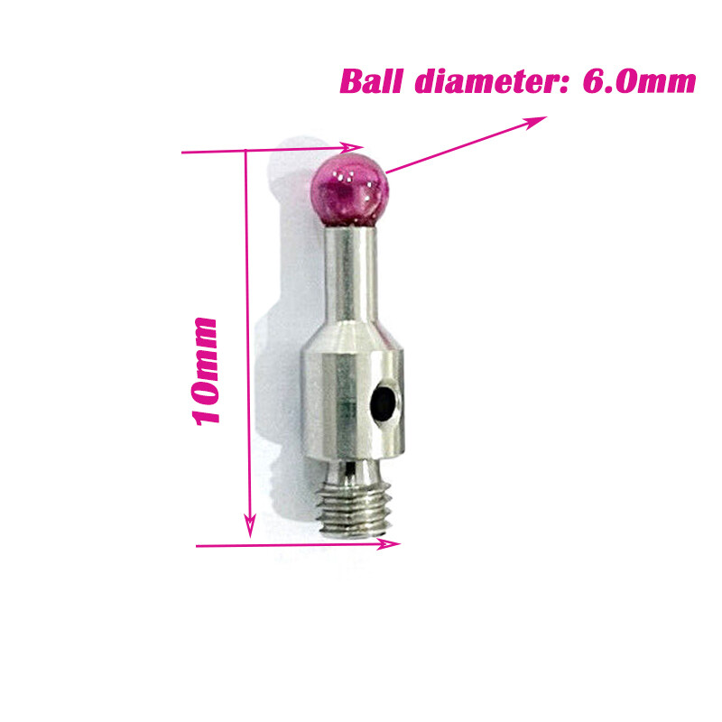Touch Probe 3mm Ruby Ball M3 Thread L10mm Stylus TESA/Hexagon ROMER Measure Arm