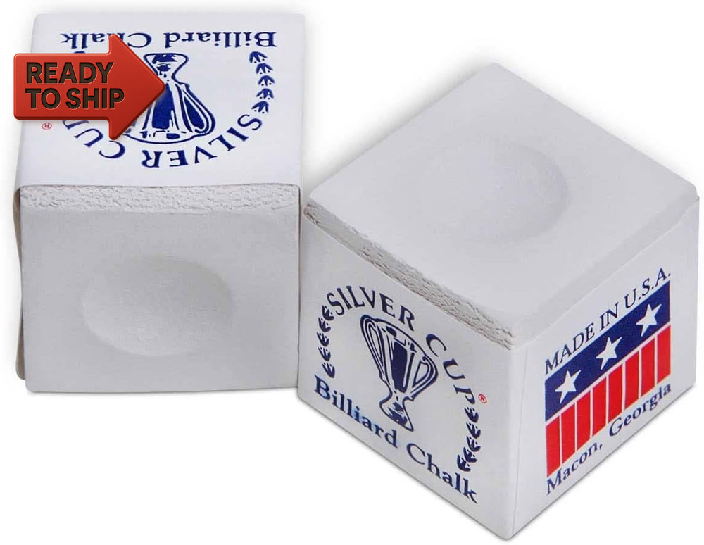 Silver Cup Chalk, White, 12-Piece Box